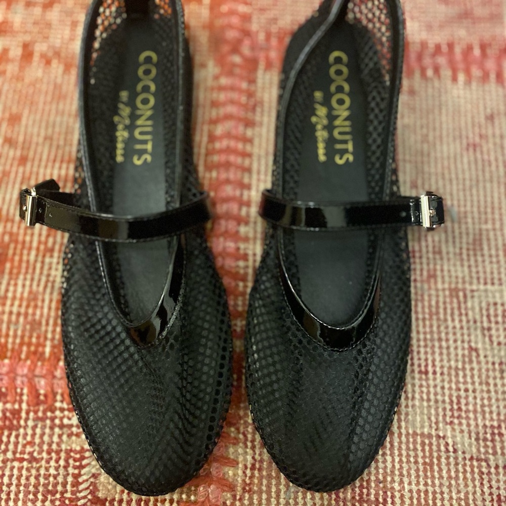Coconuts Mesh Ballet Flats NWT Size 9